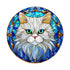Cat Persian Glass Suncatcher Worktop Saver